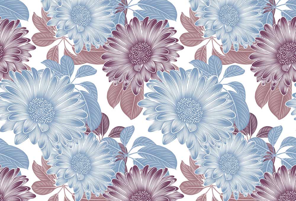 Mixture Daisy Wallpaper Mural