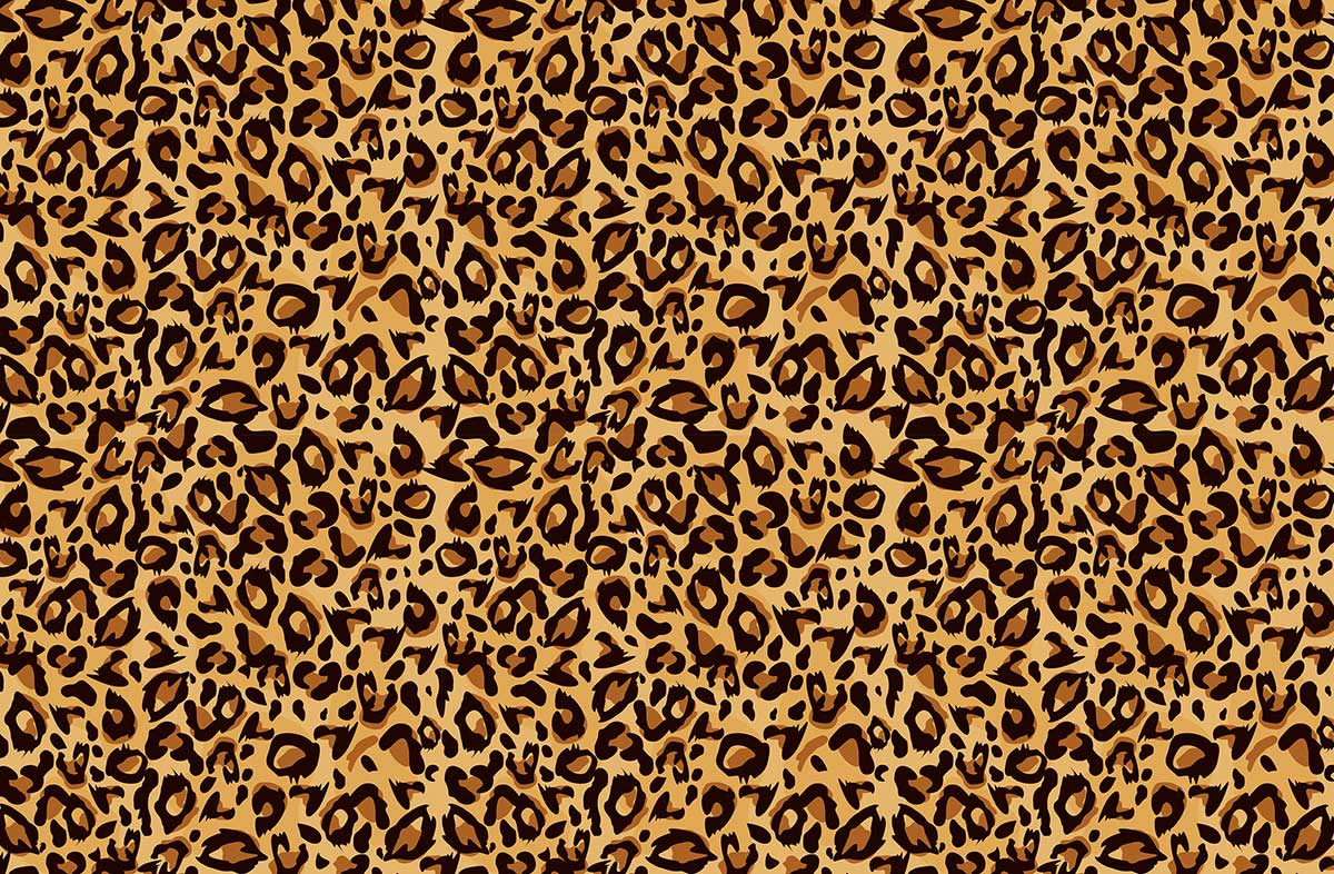 Leopard Print Wallpaper - Bold Animal Pattern in Classic Brown and Black.
