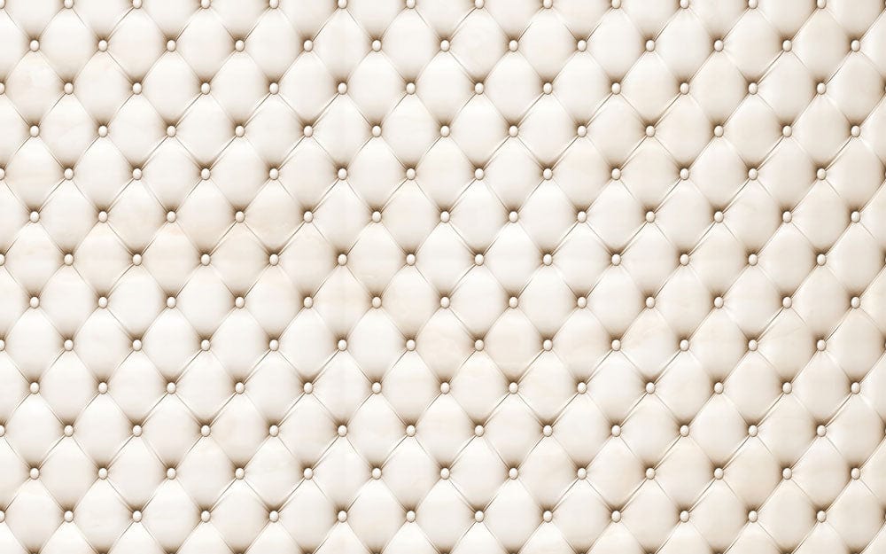 Luxurious Cream Quilted Pattern Wallpaper for Elegant Interior Design