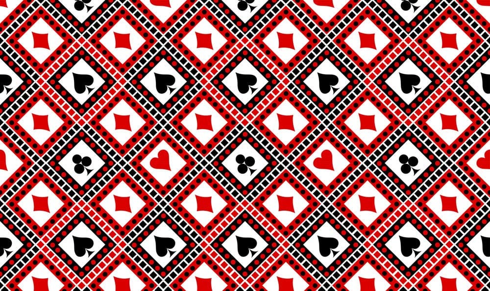 Vintage Red and Black Diamond Geometric Pattern Wallpaper for Interiors