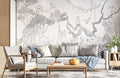 Sketched Animals Wallpaper Mural