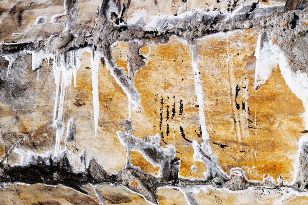 Rustic Earth Tones Abstract Stone Texture Mural Wallpaper UK Design