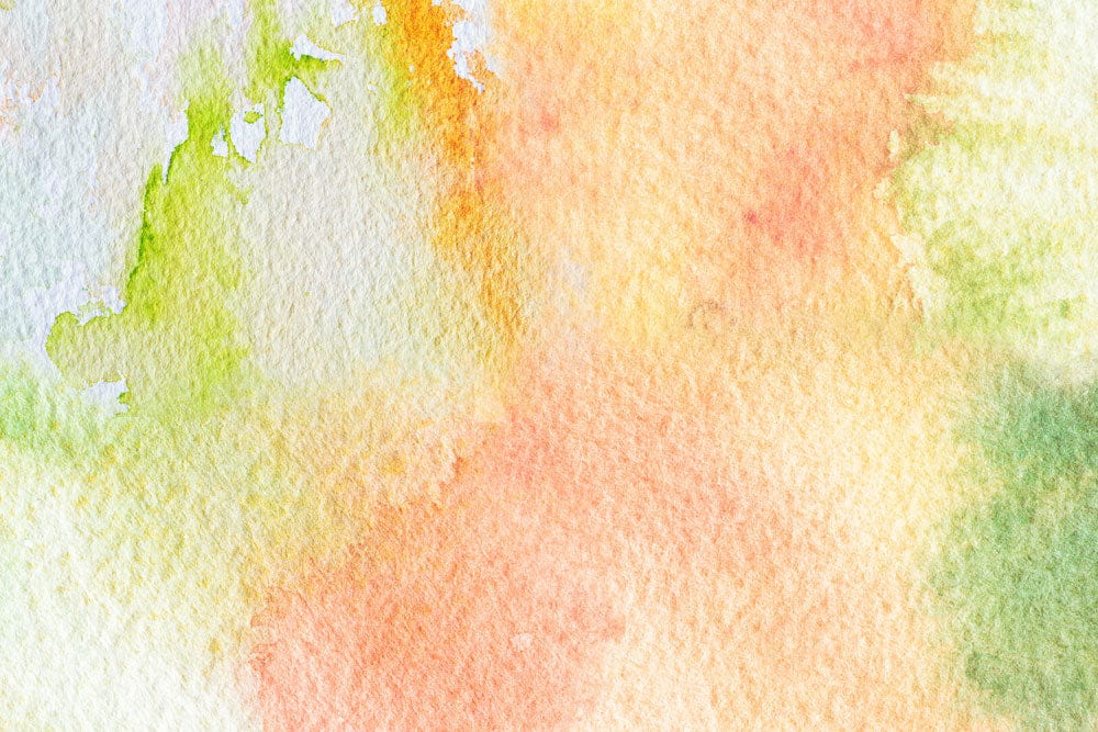 Soft Pastel Watercolour Abstract Mural Wallpaper in Earthy Tones