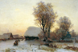 Winter Evening Wallpaper Mural