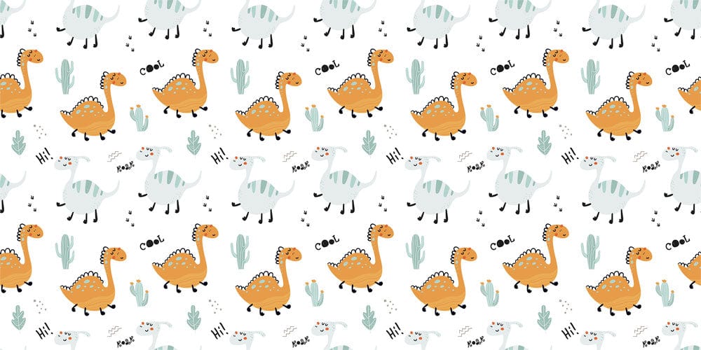 Dinosaur Meeting Wallpaper Mural