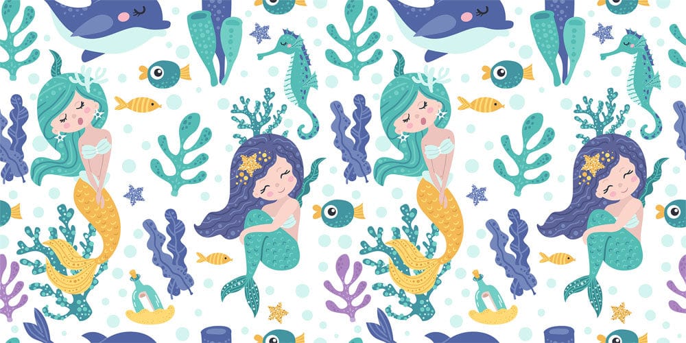 Sea Mermaid Wallpaper Mural