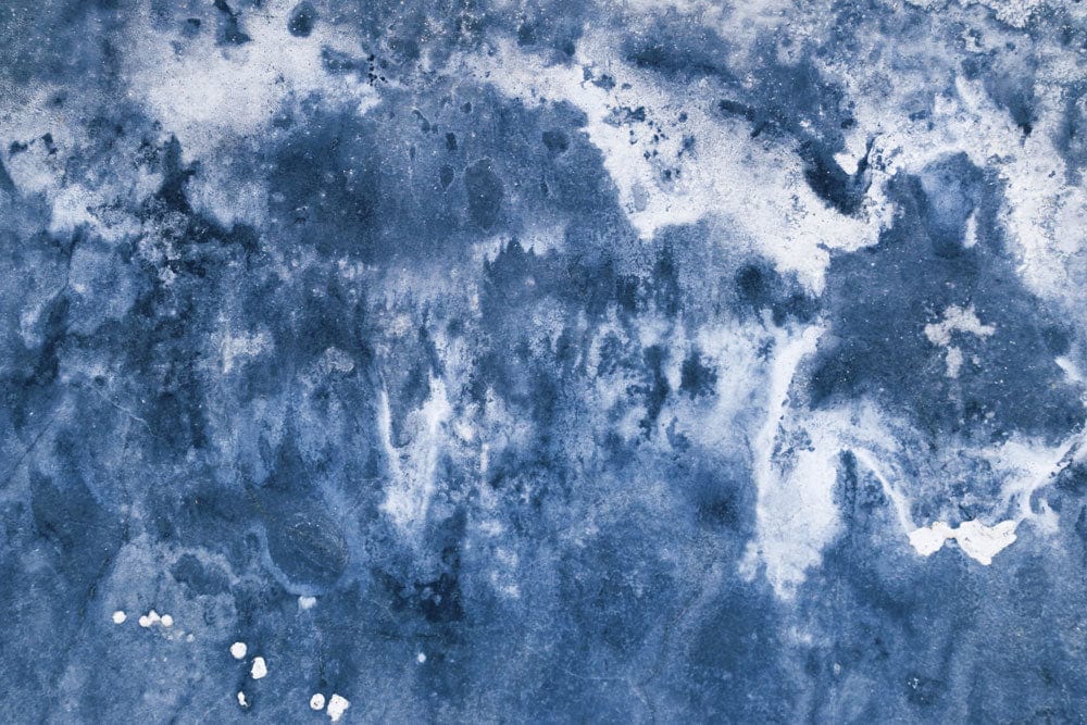 Indigo Watercolour Abstract Mural Wallpaper - Modern Blue Art Design