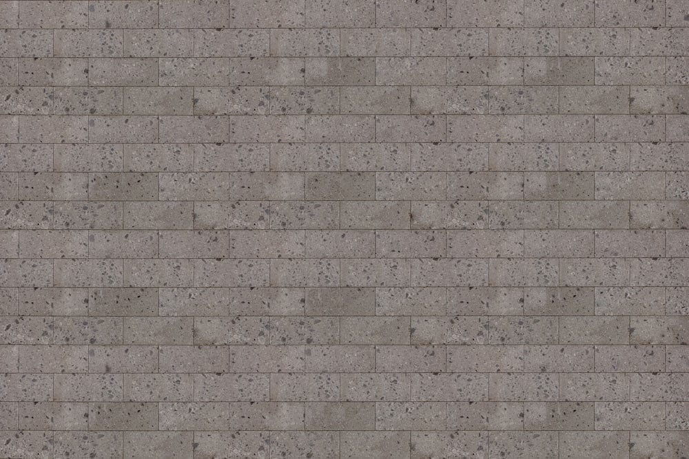 Grey Brick Pattern Wallpaper - Rustic Industrial Wall Design for Homes