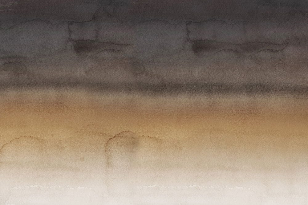 Elegant Earthy Ombre Watercolour Mural Wallpaper in Warm Neutral Tones