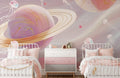 Planets & Jellyfish Wallpaper Mural