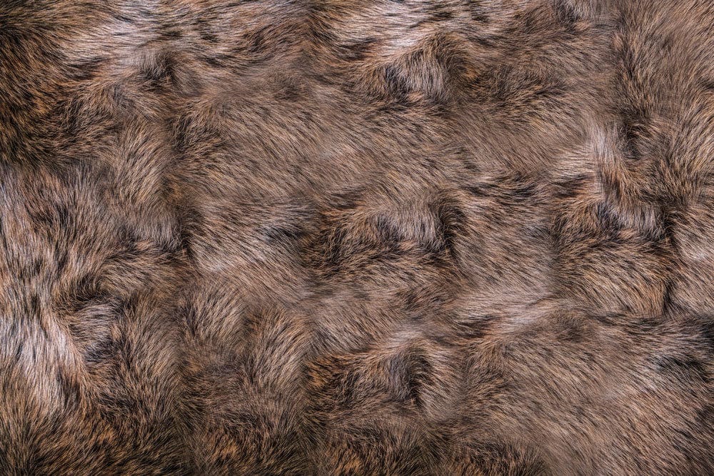 Brown Faux Fur Texture Wallpaper, Luxurious Soft Pattern for Cosy Interiors