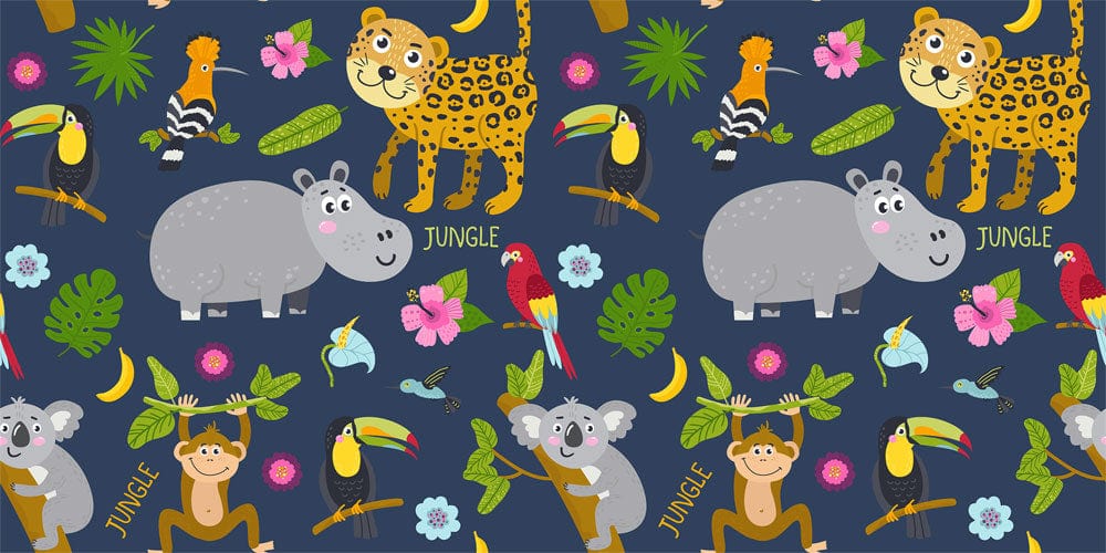 Animal Party Wallpaper Mural