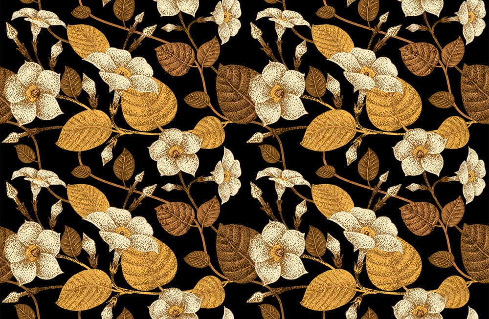 Treasure Flower Wallpaper Mural