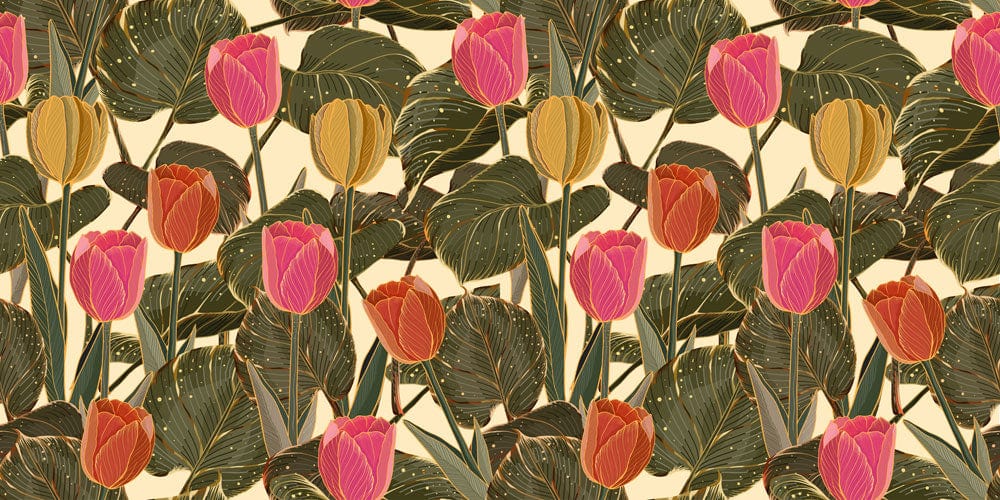 Tulip Focus Wallpaper Mural