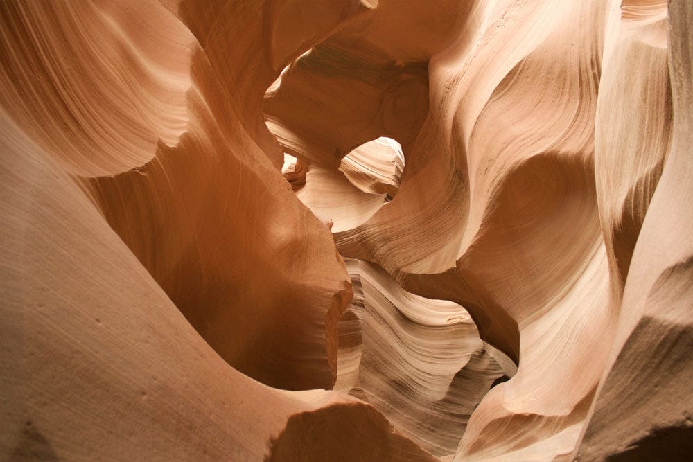 Desert Canyon Elegance Mural Wallpaper - Warm Earthy Tones and Abstract Beauty