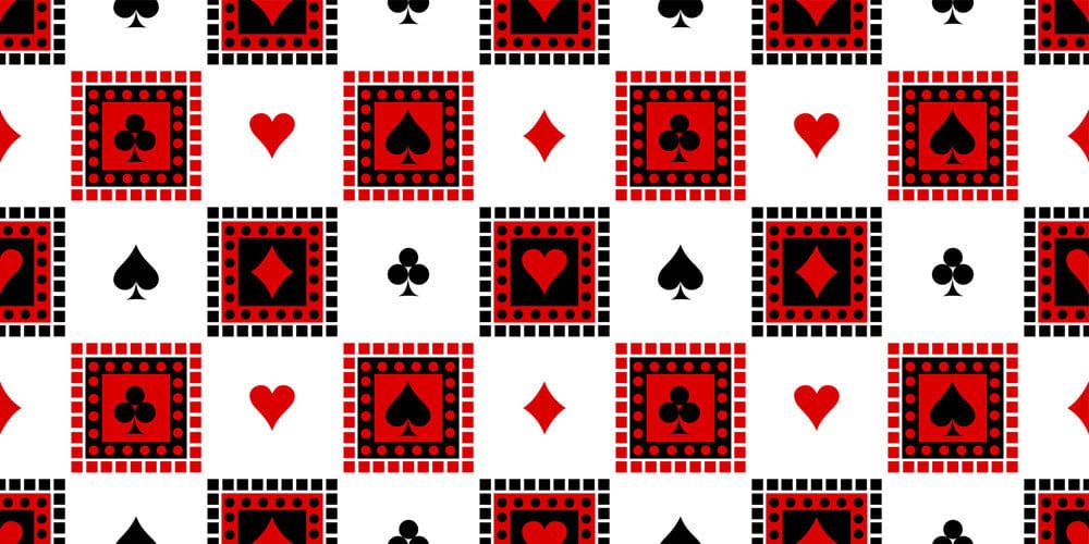 Poker Squre Wallpaper Mural