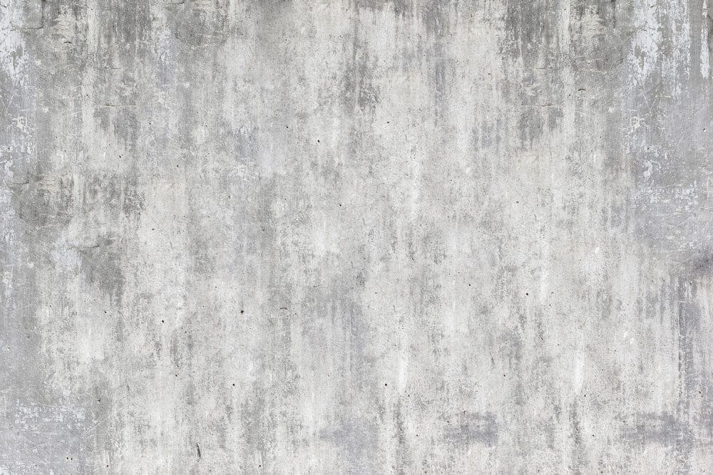 Industrial Grey Concrete Effect Mural Wallpaper for Modern Interior Design.