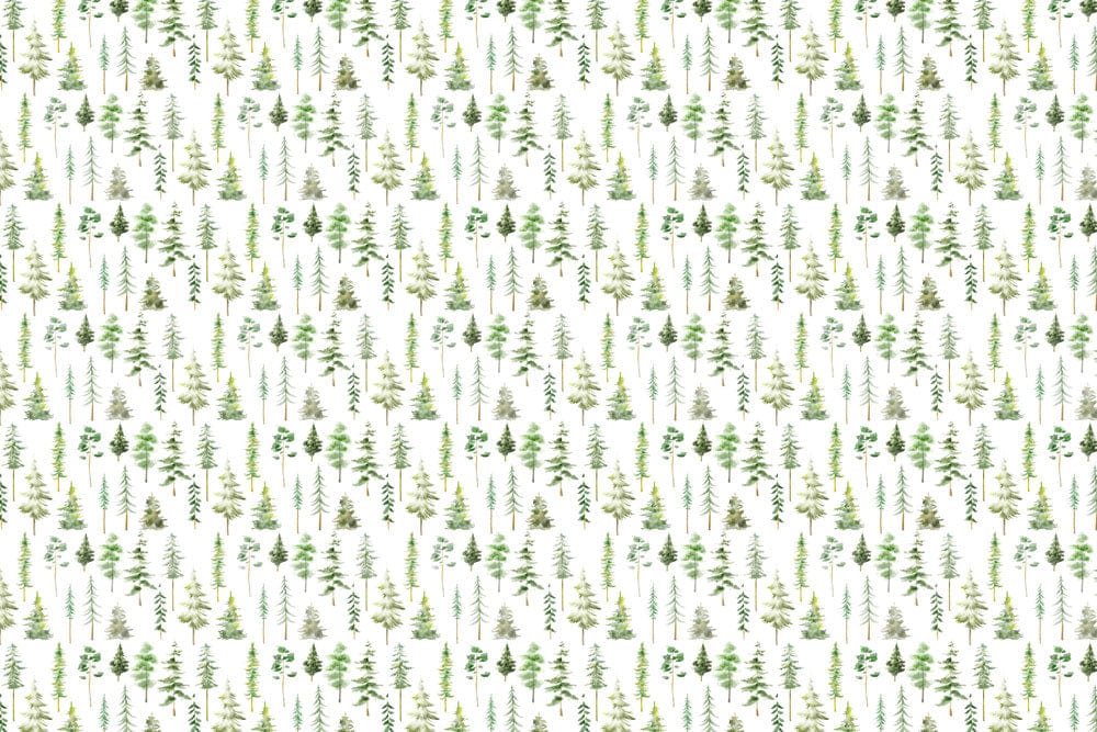 Mini Watercolor Forest Wallpaper Mural