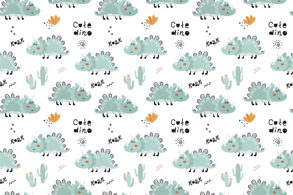 Dinosaur Walking Wallpaper Mural