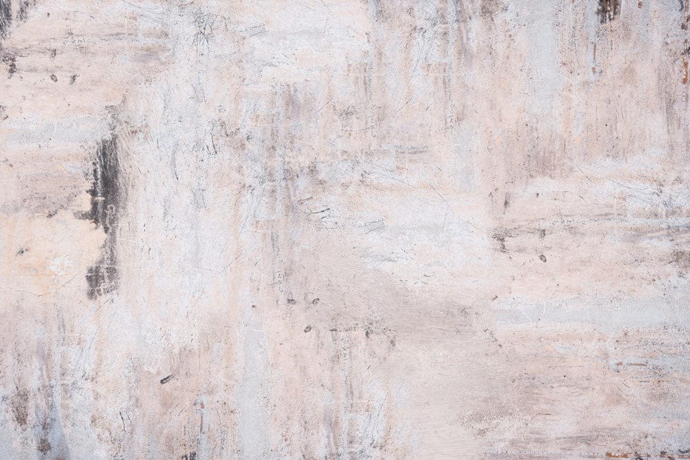 Abstract Vintage Textured Beige and Grey Industrial Style Mural Wallpaper