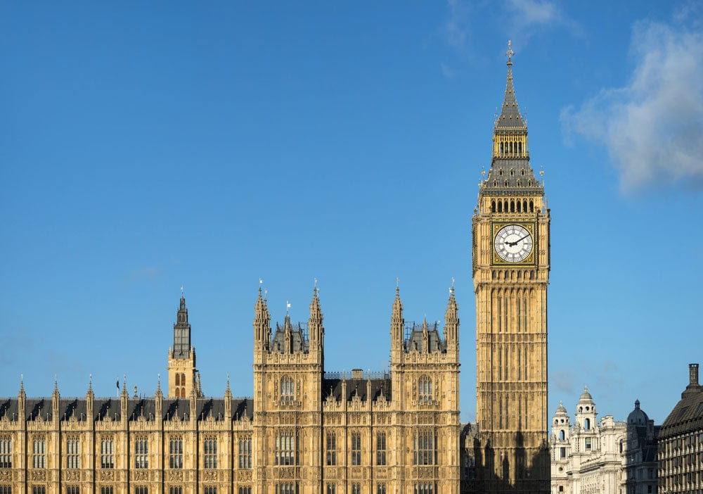 Iconic London Landmark Mural Wallpaper - Big Ben Architectural Design