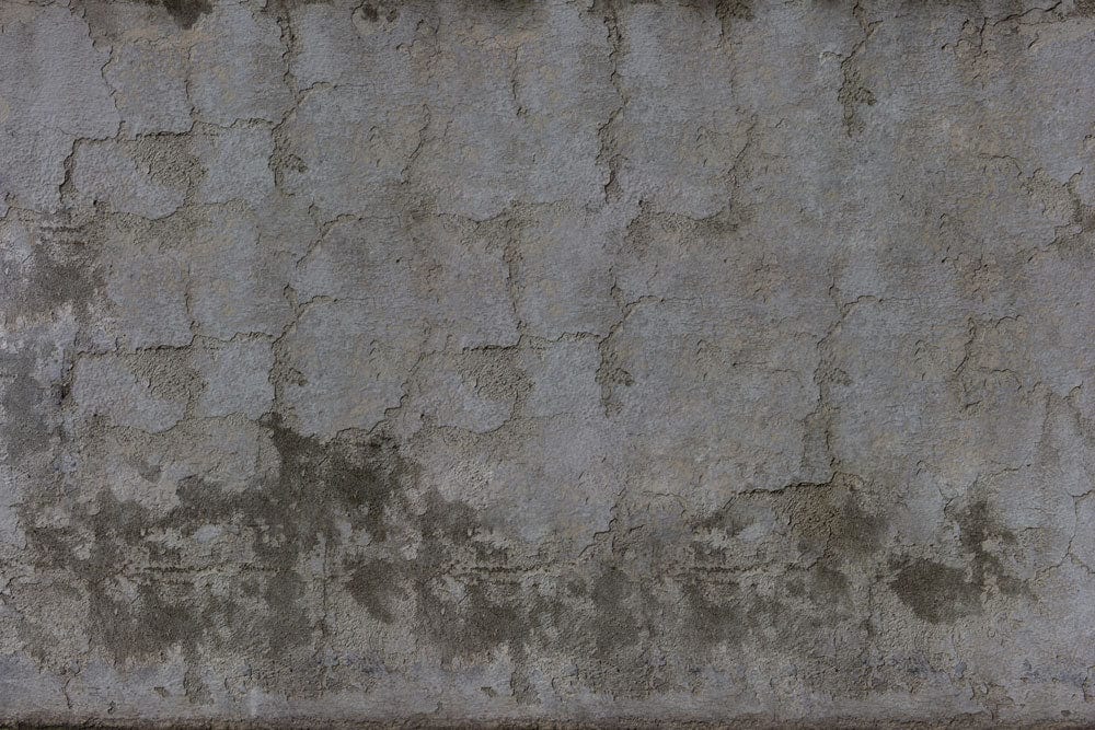 Industrial Grey Textured Concrete Effect Vintage Style Wall Mural Wallpaper