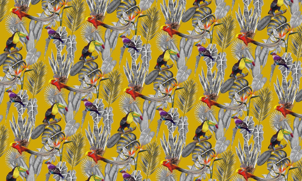 Yellow Vibes Wallpaper Mural