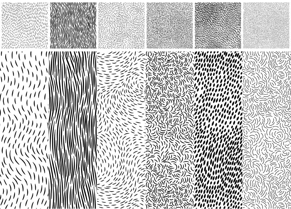 Monochrome Abstract Pattern Wallpaper - Modern Black and White Artistic Design