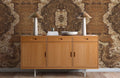 Ancient Brown Patterned Marble Wallpaper Mural