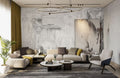 Ash Gray Paint Wallpaper Mural