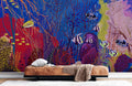 Blue Ocean Ground Wallpaper Mural