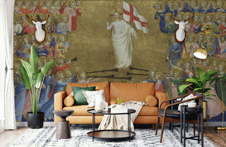 Christ Glorified in the Court of Heaven Wallpaper Mural