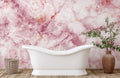 Cracked Rose Pink Crystal Wallpaper Mural
