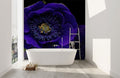 Dark Blue Anemone Wallpaper Mural