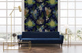 Dark Flower Bouquet Wallpaper Mural