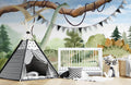 Dinosaurs Forest Gathering Wallpaper Mural