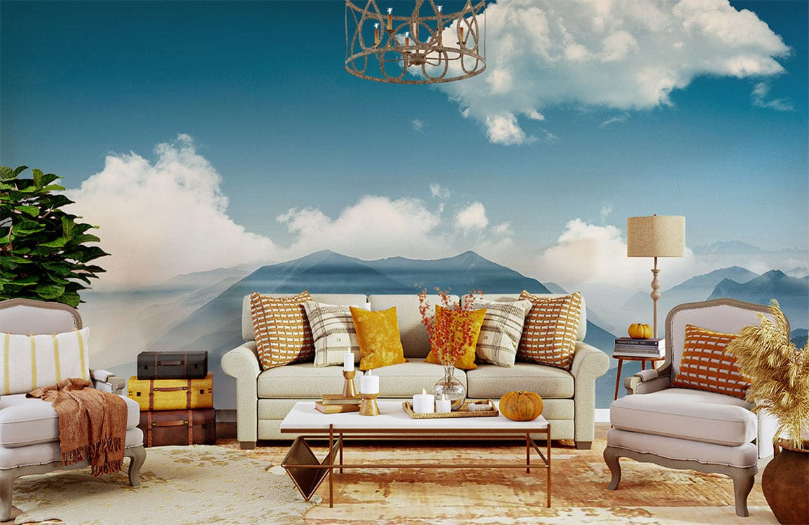 Drifting Peaks Wallpaper Mural