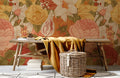 Flowers in Tight Clusters Wallpaper Mural