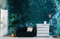 Fluorescent Ocean Hole Wallpaper Mural