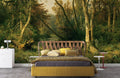 Forest Landscape with Herons Wallpaper Mural