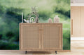 Green Foggy Forest Wallpaper Mural