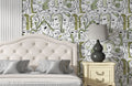 Green Side Faces Wallpaper Mural