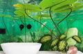Green Underwater World Wallpaper Mural