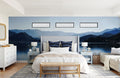 Jelly Blue Lakescape Wallpaper Mural