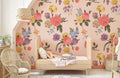 Light Colourful Bouquets Wallpaper Mural