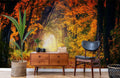 Maple Woods Arches Wallpaper Mural