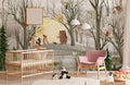 Moon in Animals' Home Wallpaper Mural