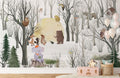 Moon in Winter Jungle Wallpaper Mural