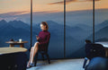 Mountains Isolated from Sky Wallpaper Mural