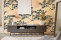 Pines with Sun Wallpaper Mural
